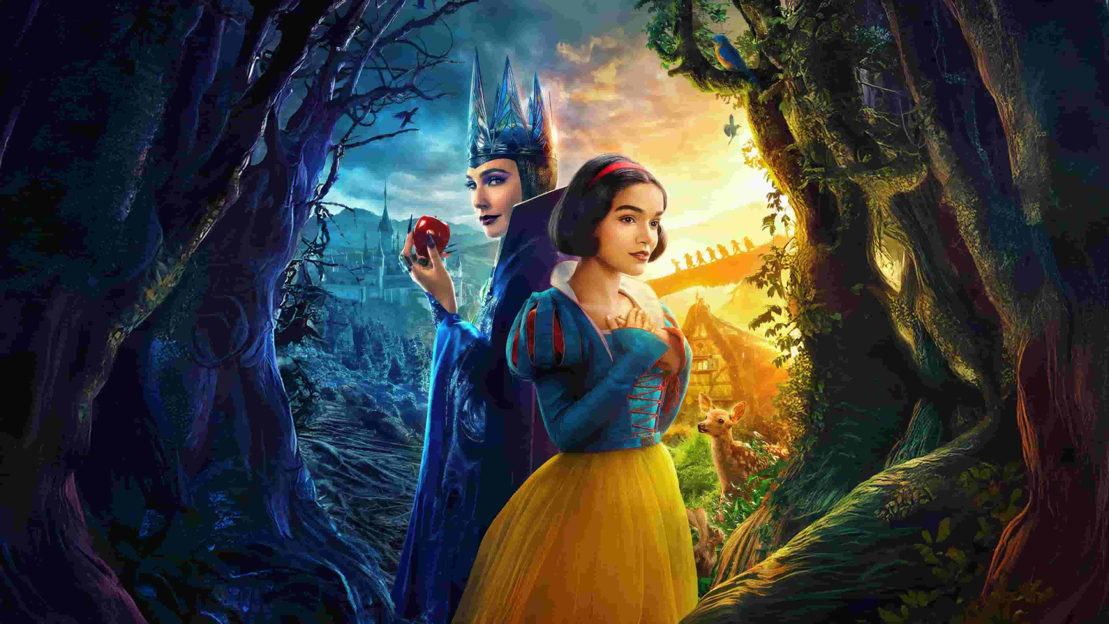 Background poster of Blanca Nieves blurred