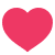 Filled heart